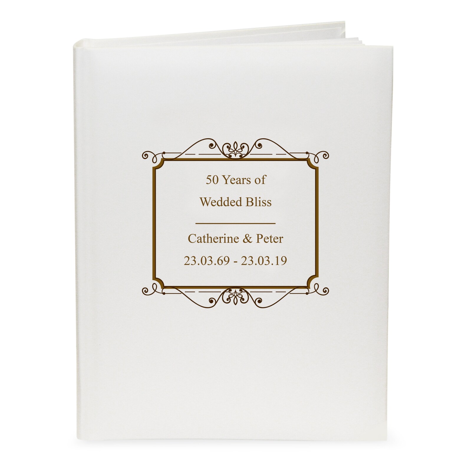 Personalised Gold Traditional Photo Album ANY OCCASION Etsy