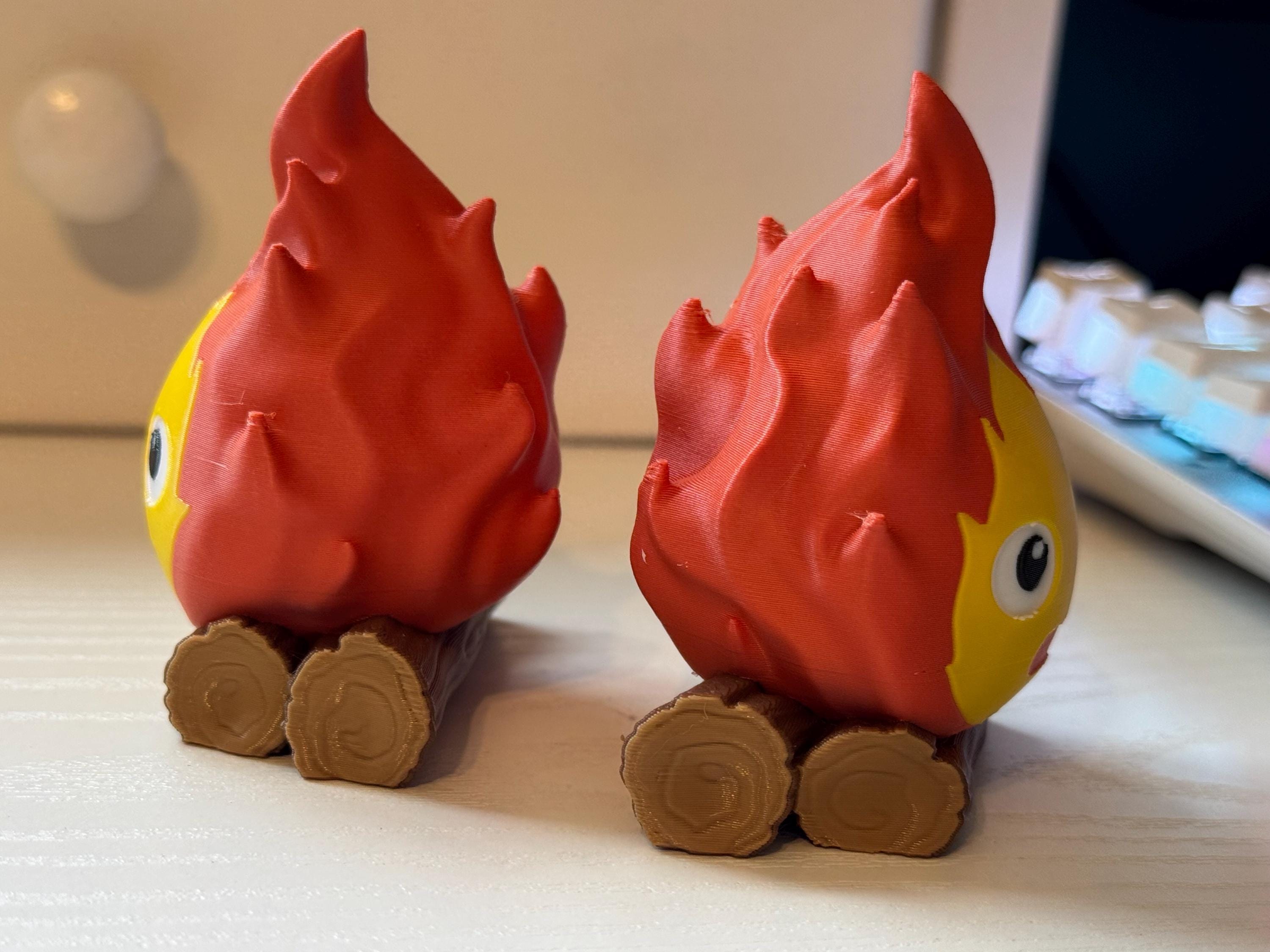 Chibi Fire Demon - 3D Printed - Etsy
