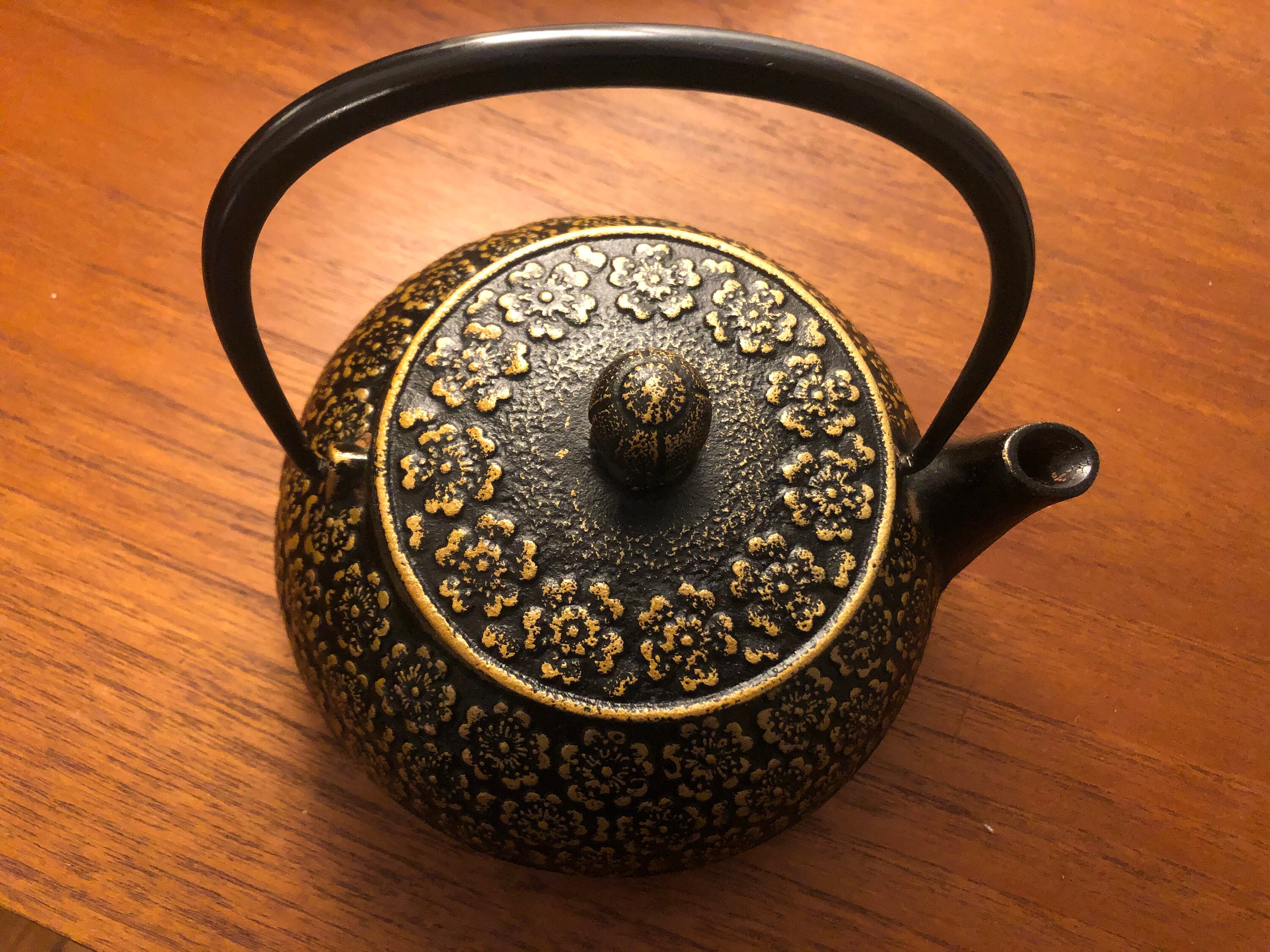 Authentic Japanese traditional Tetsubin Cast Iron tea pot with Etsy