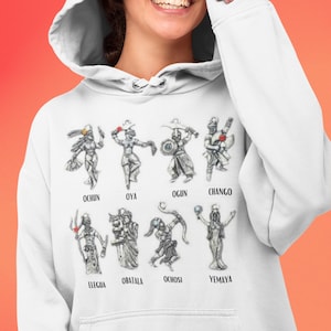 Tribal Orishas Unisex Kapuzenpullover, ORISHA, santeria, chango, ochun, oya, Santeria, Orula, oshun, shango