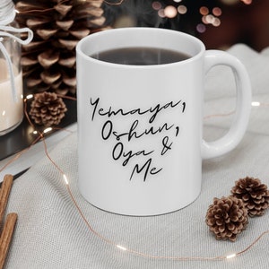 Kvinnlig Orisha MUG, ifa, Yemaya, Oshun, Oya, Santeria, Orisha Power, Protection Power, Yoruba tradition bild 1