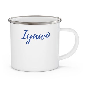 Taza de iyawo, Yemaya IYAWO cup, santeria, obatala, orishas, santeria, santero, santera, iyawo, white mug