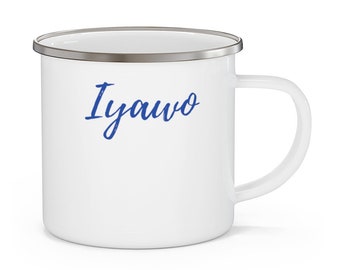 Taza de iyawo, Yemaya IYAWO cup, santeria, obatala, orishas, santeria, santero, santera, iyawo, white mug
