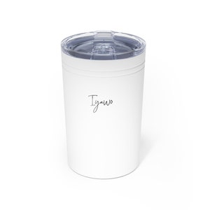 Taza de iyawo, IYAWO tumbler, santeria, obatala, orishas, santeria, santero, santera, iyawo, white mug tumbler Vacuum Tumbler & Insulator
