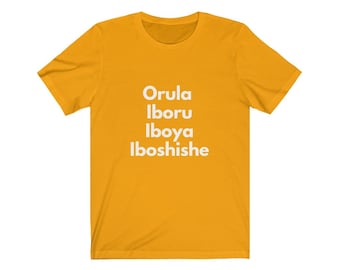 ORULA iboru iboyan iboshishe shirt, IFA tshirt, Santeria, Orisha Power, Protection Power, Yoruba tradition, Ifa, Lukumi, Candombl