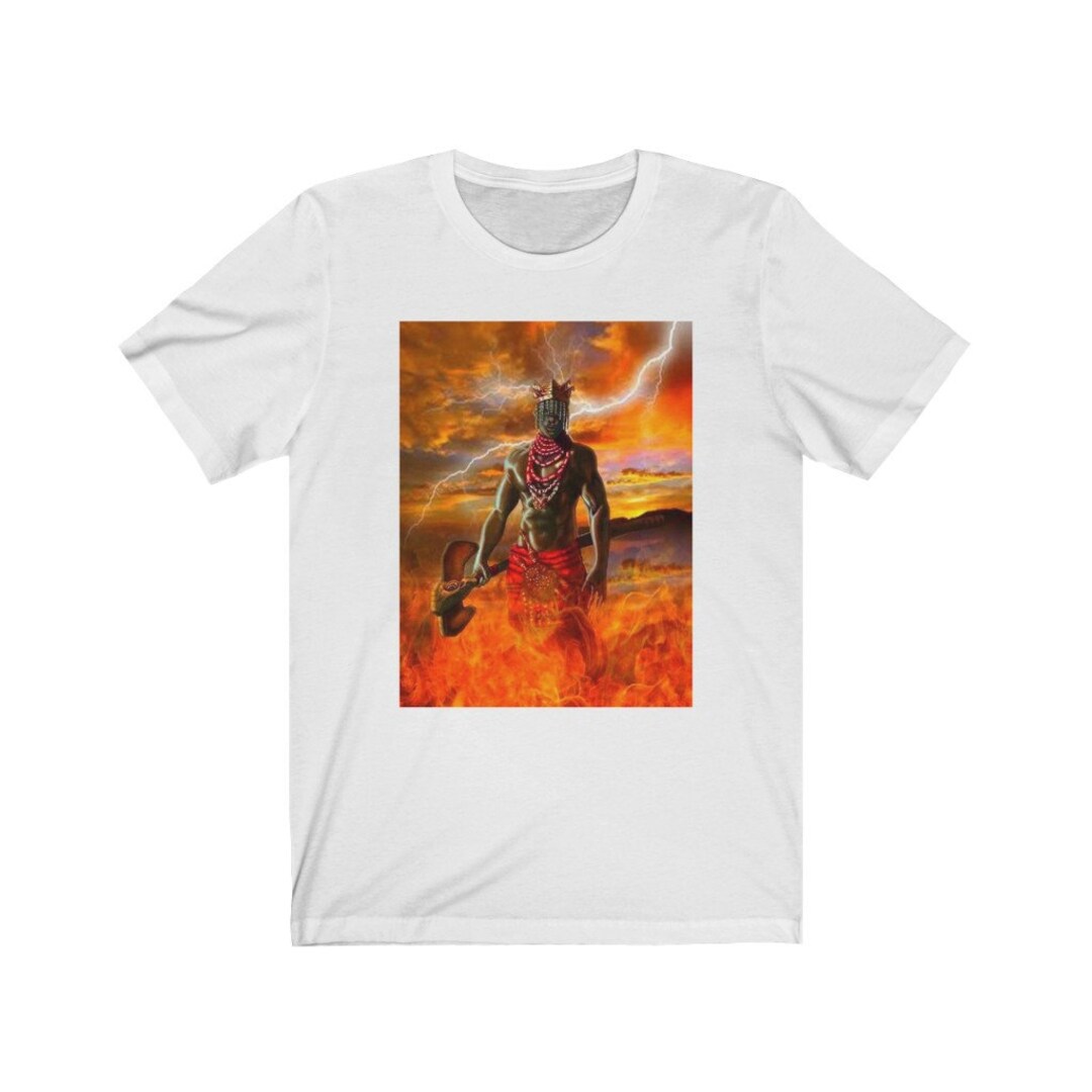 Camisa SHANGO, camisa de chango, shango el Rey, IFA, Santeria, Poder ...