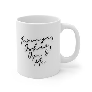 Kvinnlig Orisha MUG, ifa, Yemaya, Oshun, Oya, Santeria, Orisha Power, Protection Power, Yoruba tradition bild 4