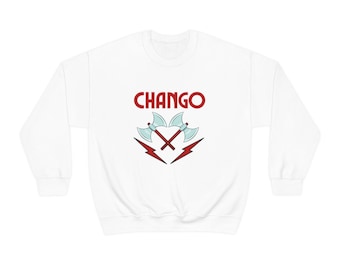CHANGO lightening Unisex sweatshirt,  kabiosile chango, Shango, xango, Santeria, Orisha Power, Protection Power, Yoruba tradition