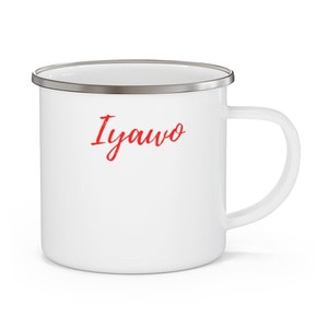 Taza de iyawo, Shango IYAWO cup, santeria, obatala, orishas, santeria, santero, santera, iyawo, white mug