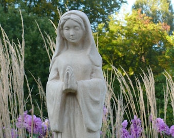 Mutter Maria Statue Figur Kunstharz 25,5 cm Gott Kirche NEU 
