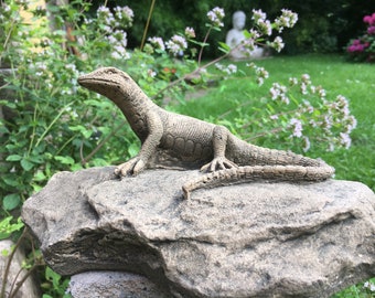 Sandstone salamander, home and garden decoration, fantasy and mythical creatures, high-quality decoration, handmade quality