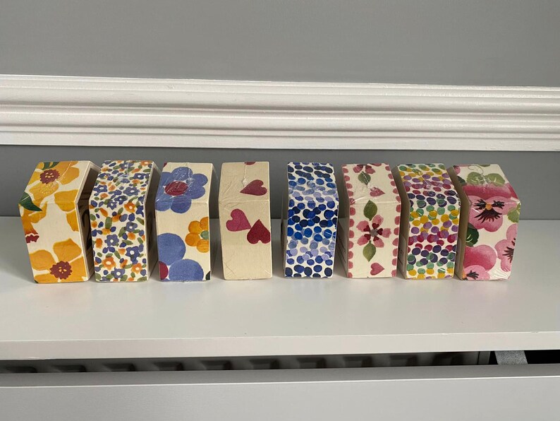 Wooden Block Calendar Emma Bridgewater Inspired Hawthorn Etsy UK