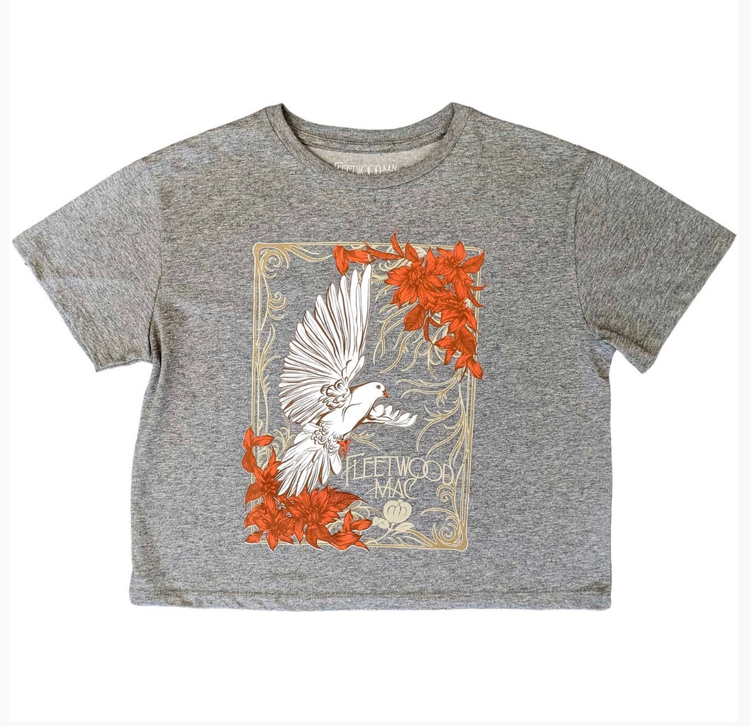Ladies Fleetwood Mac Crop Top, Women's Fleetwood Mac T-shirt, Rock Band
