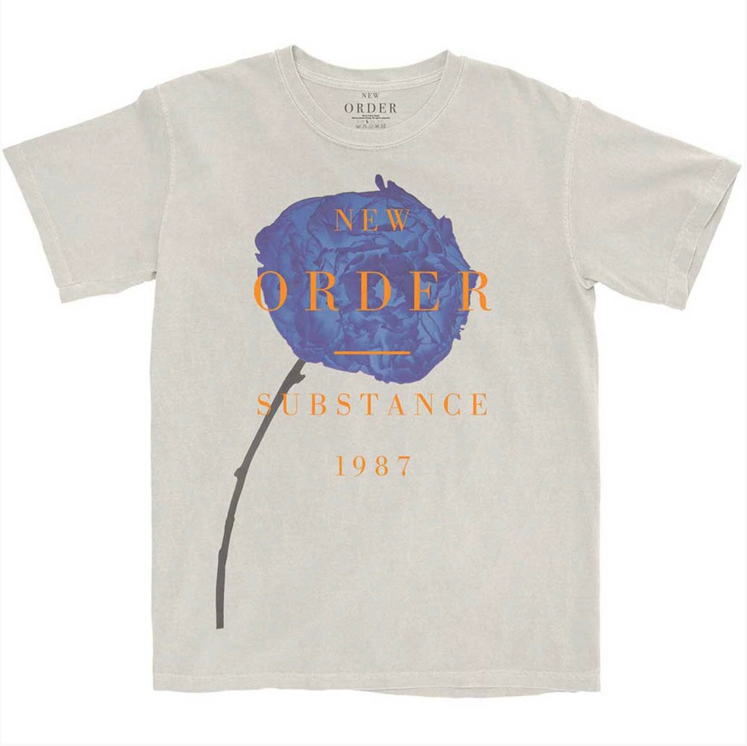 New Order Unisex Tshirt Spring Substance Top Rock Band Etsy