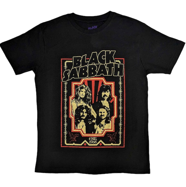 T-shirt Da Uomo Nera Black Sabbath Official The End Mushroom - Foto 8