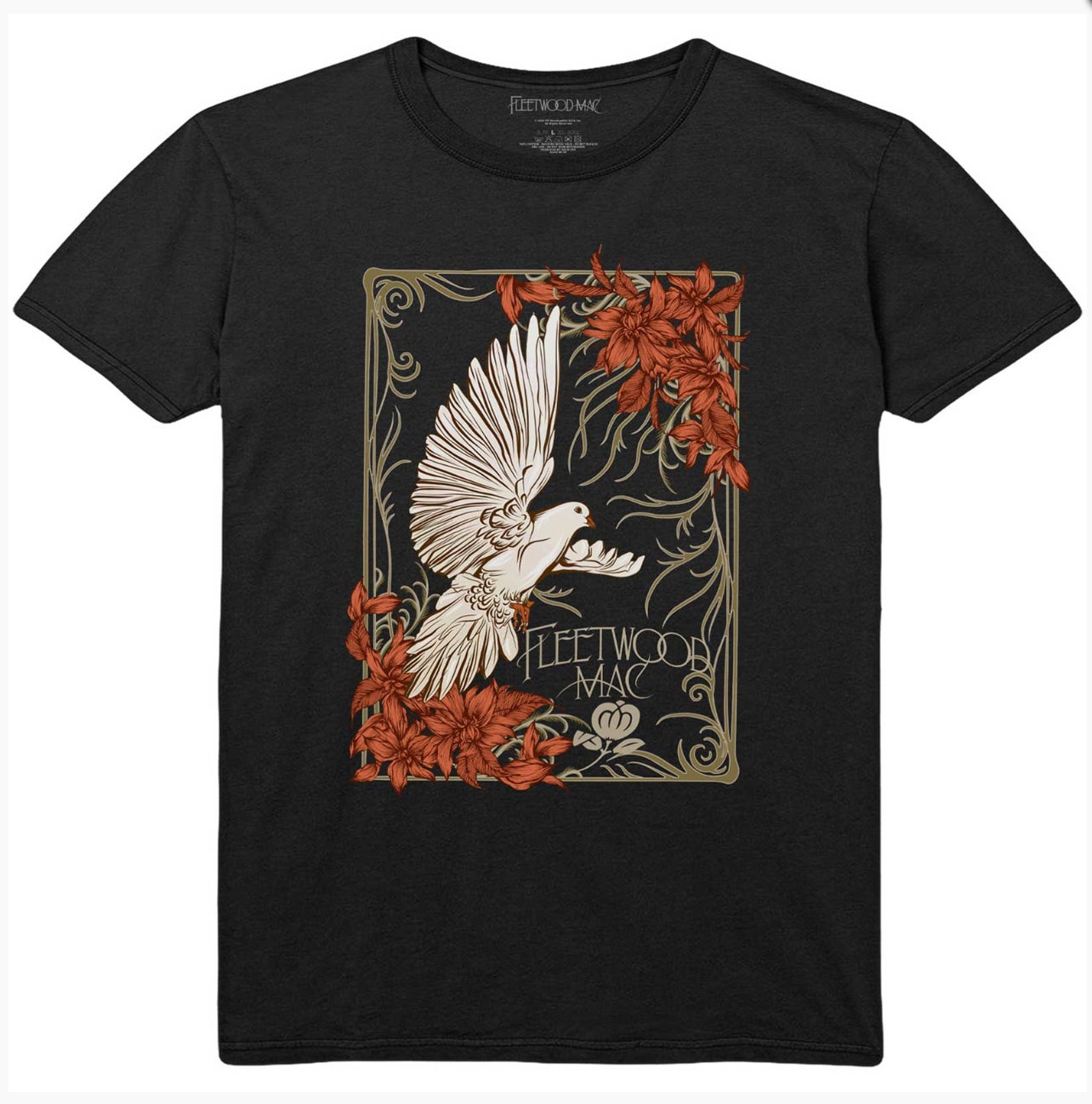 Discover Fleetwood Mac T-Shirt, Fleetwood Mac Dove Black T-Shirt, Unisex