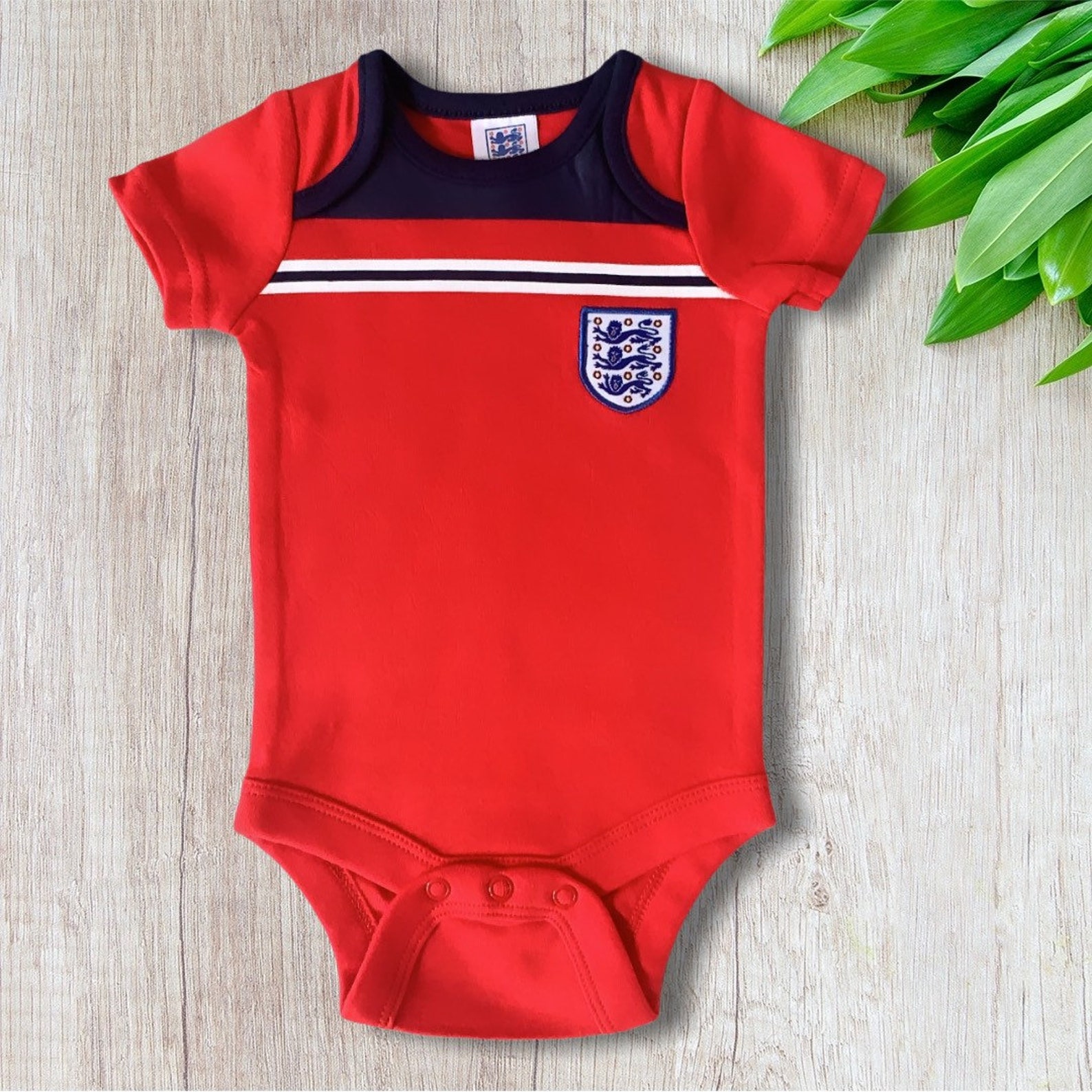 Personalised England Football Baby Grow World Cup 2022 Baby Etsy UK
