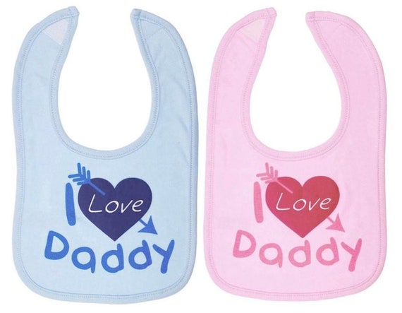 I Love Daddy Bib Baby Gift Baby Bib Gift Pink Girl Bib Etsy I Love Daddy Bib Baby Gift Baby Bib Gift Pink Girl Bib Etsy
