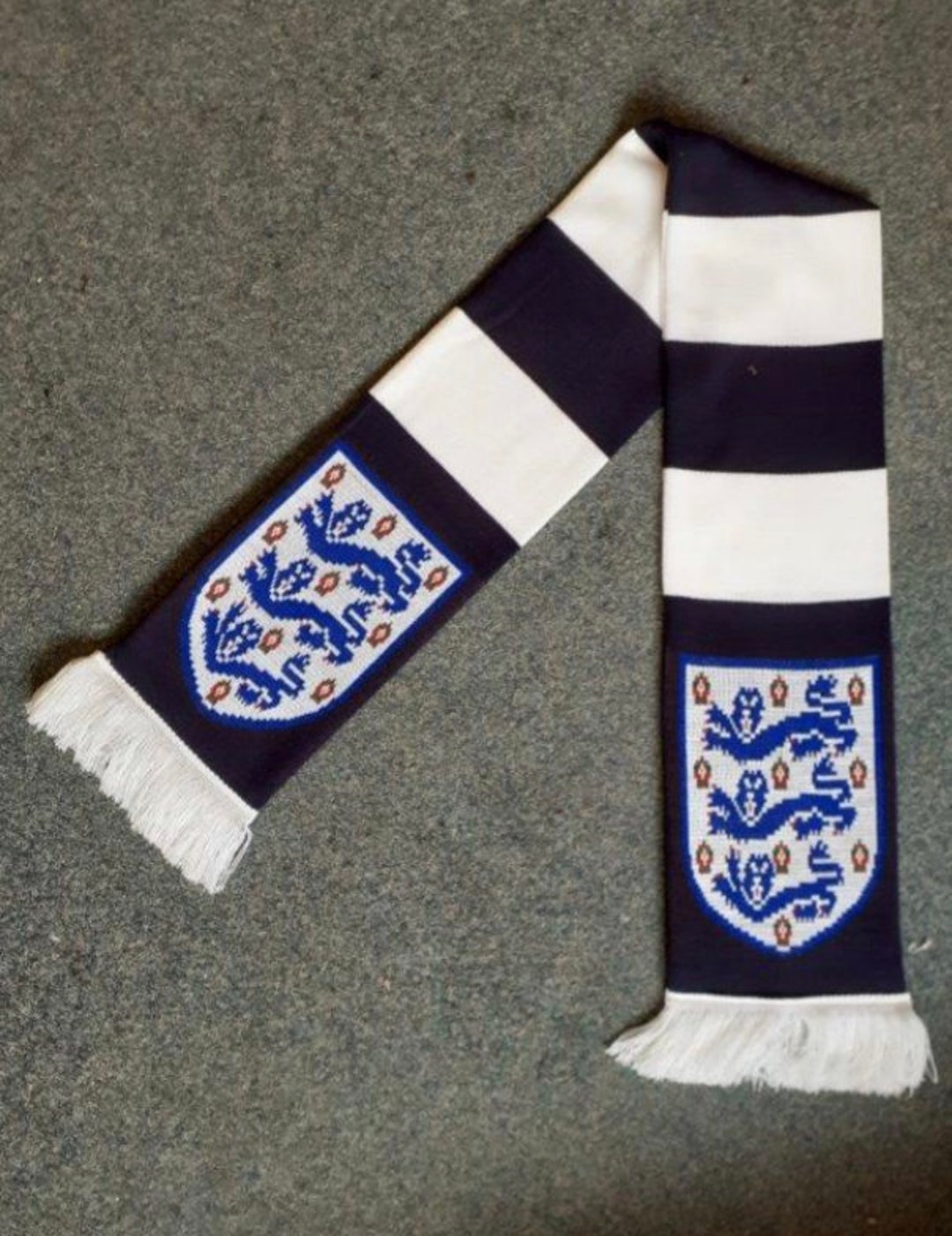 England Football Scarf World Cup 2022 England Scarf Navy & Etsy
