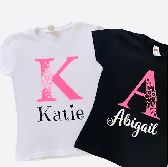 Personalised girls t shirt Clearance