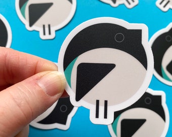 Sticker Magpie | Water-resistant | Matte laminate
