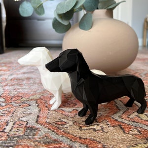 3D Dachshund Figurine