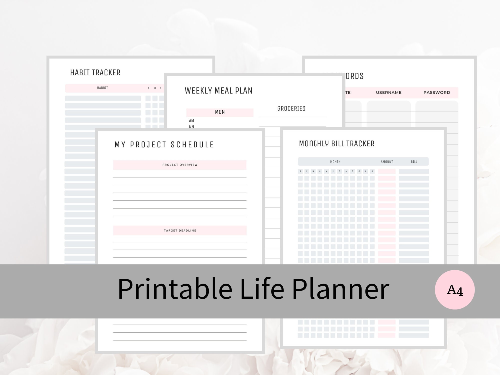 Complete Life Planner, Ultimate Life Binder, Printable Life Plan ...