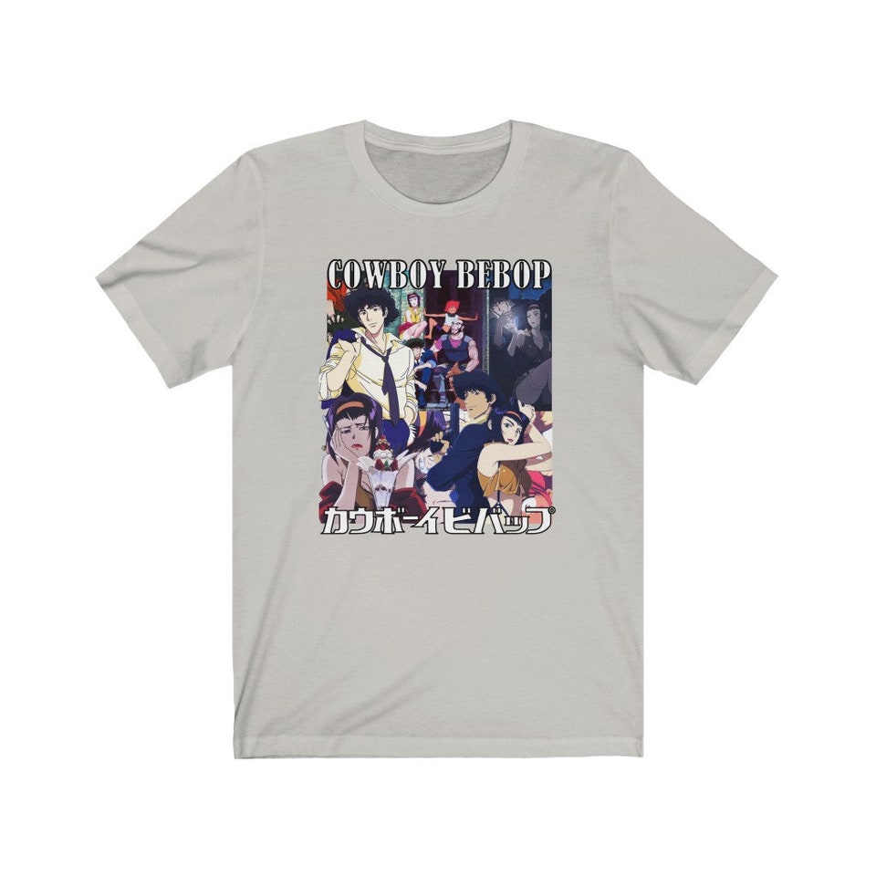 T-shirt Vintage Cowboy Bebop Spike Spiegel - Années 90 - Taille L - Occasion Très Bon État