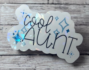 Cool Aunt Sticker, Auntie Sticker, Aunt Sticker, Aunt Gift, Best Aunt Ever, Favorite Aunt, Favorite Auntie, Aunt Gifts Funny
