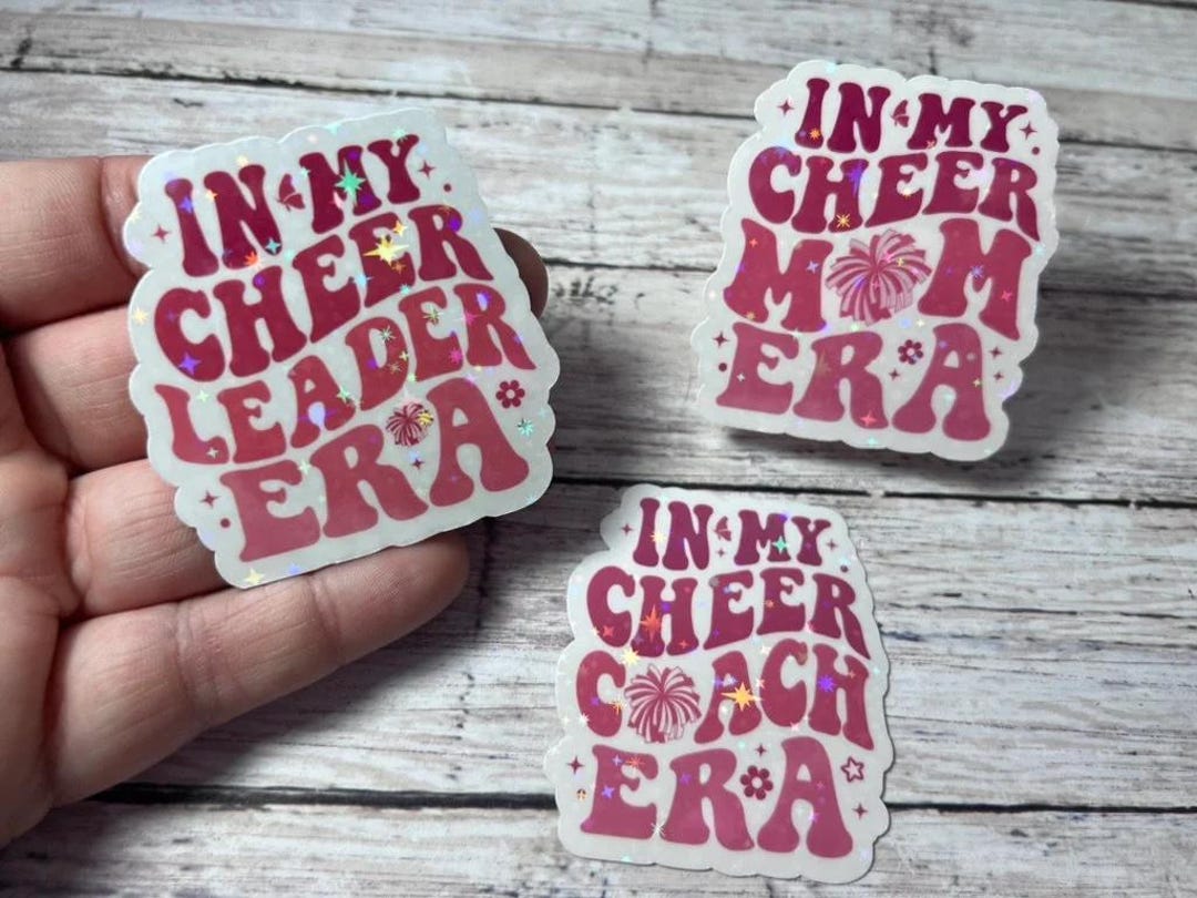 Cheer Sticker, Cheerleader Sticker, Cheer Era, Cheer Mom, Cheer Coach ...