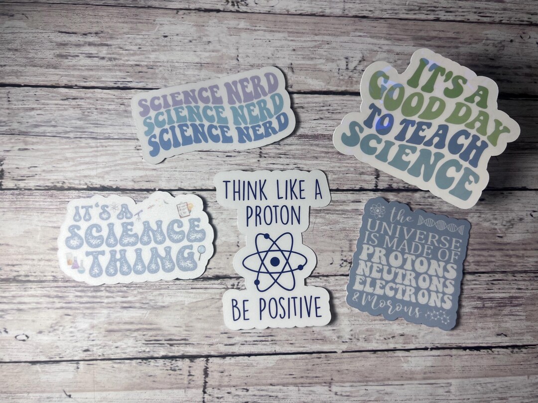 Science Teacher Sticker Pack, Science Sticker, Science Sticker, Science ...
