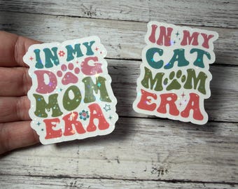 Dog Mom Era Pet Social Club Sticker, Cat Mom Decal