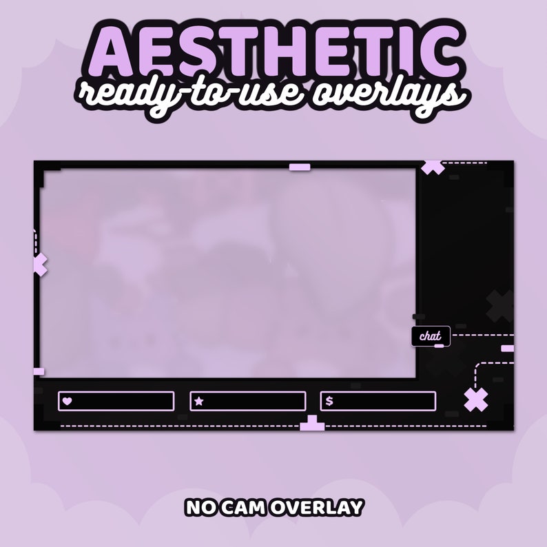 Dark Purple Twitch Stream Package | Animated Screens, Overlays, Alerts ...