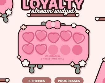 Loyalty Card Stream Widget | Interactive Channel Point Rewards (Digital Download) | TWITCH