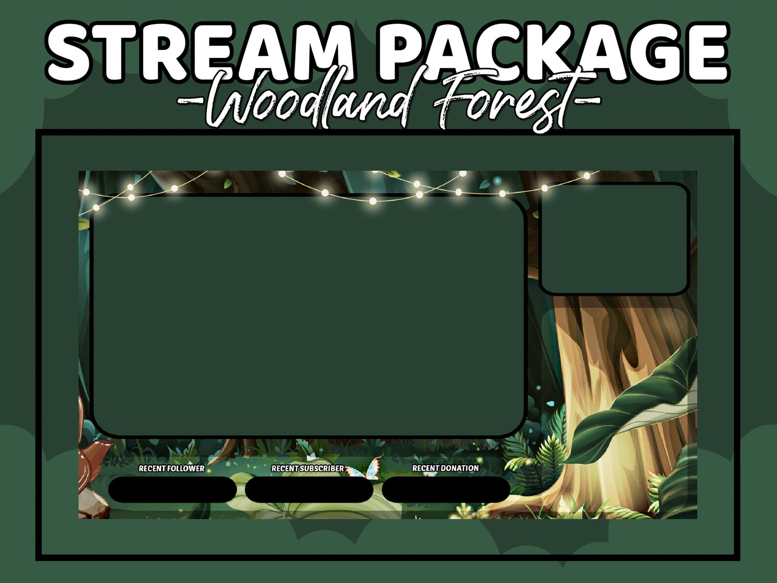Woodland Forest Stream Package 3 Animated Screens 3 - Etsy