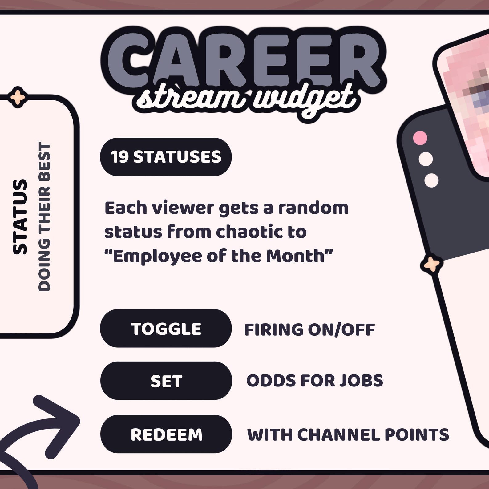 Career Stream Widget | Interactive Job Simulator | Works With Channel ...