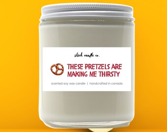 Pretzel Candle Etsy