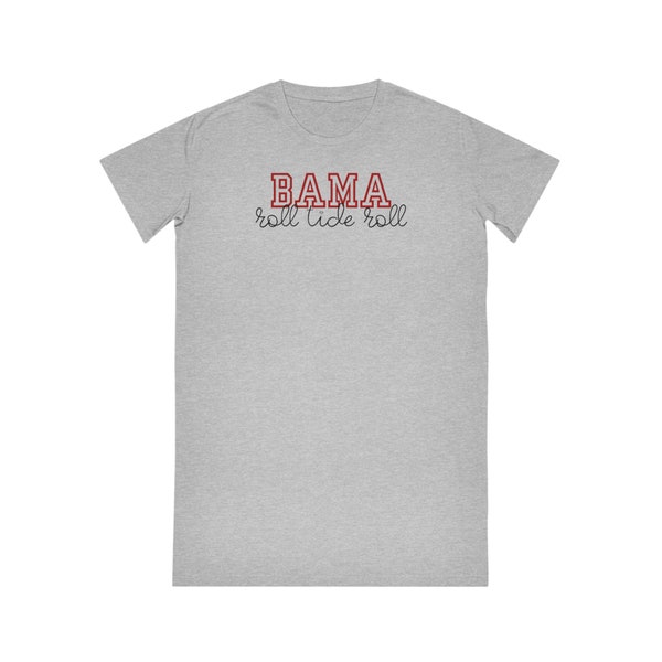 Bama Roll Tide Roll - Spinner T-Shirt Dress