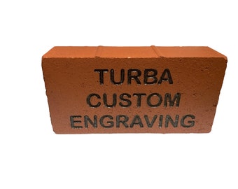 Custom Laser Engraved Brick