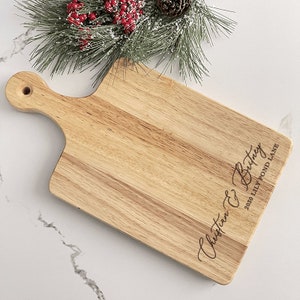 Personalized Bamboo Serving Board