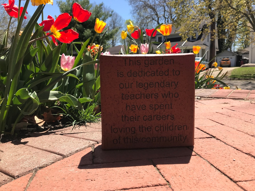 Brick Memorial 4x8 REAL CLAY PAVER Personalized Fundraising Bricks ...