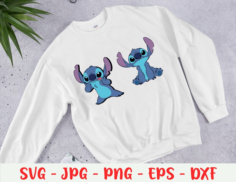 Download Stitch SVG Cricut Stitch Silhouette Cut File Lilo And | Etsy