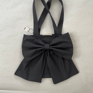 On purpose top nylon bow tote