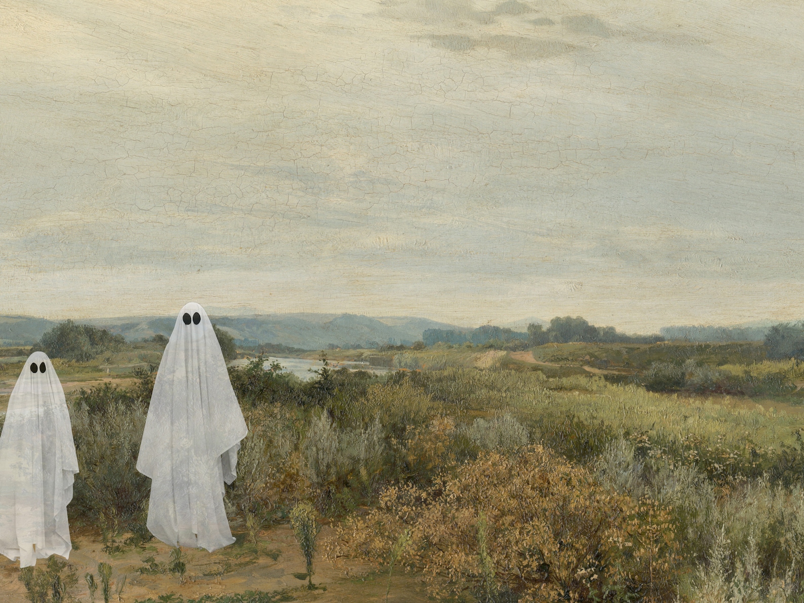 Frame TV Art File Halloween Frame TV Art Ghost Art Frame TV Etsy