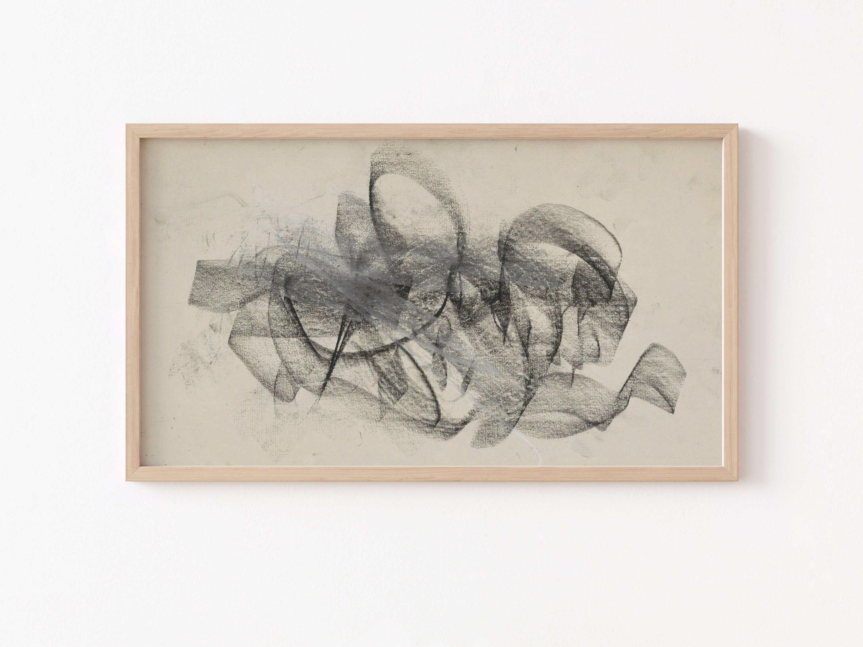 Frame TV Art File Frame TV Art Vintage Abstract Drawing - Etsy