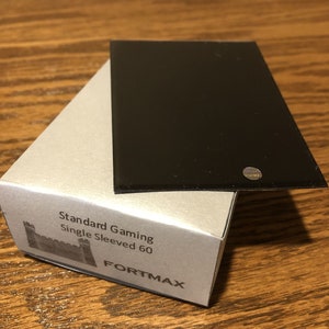 mtg 60 card deck box 60 Card Magic Deck Box Template (for Penny Sleeved Decks) - Word PDF for MTG Magic Pokemon and Other Card Games
