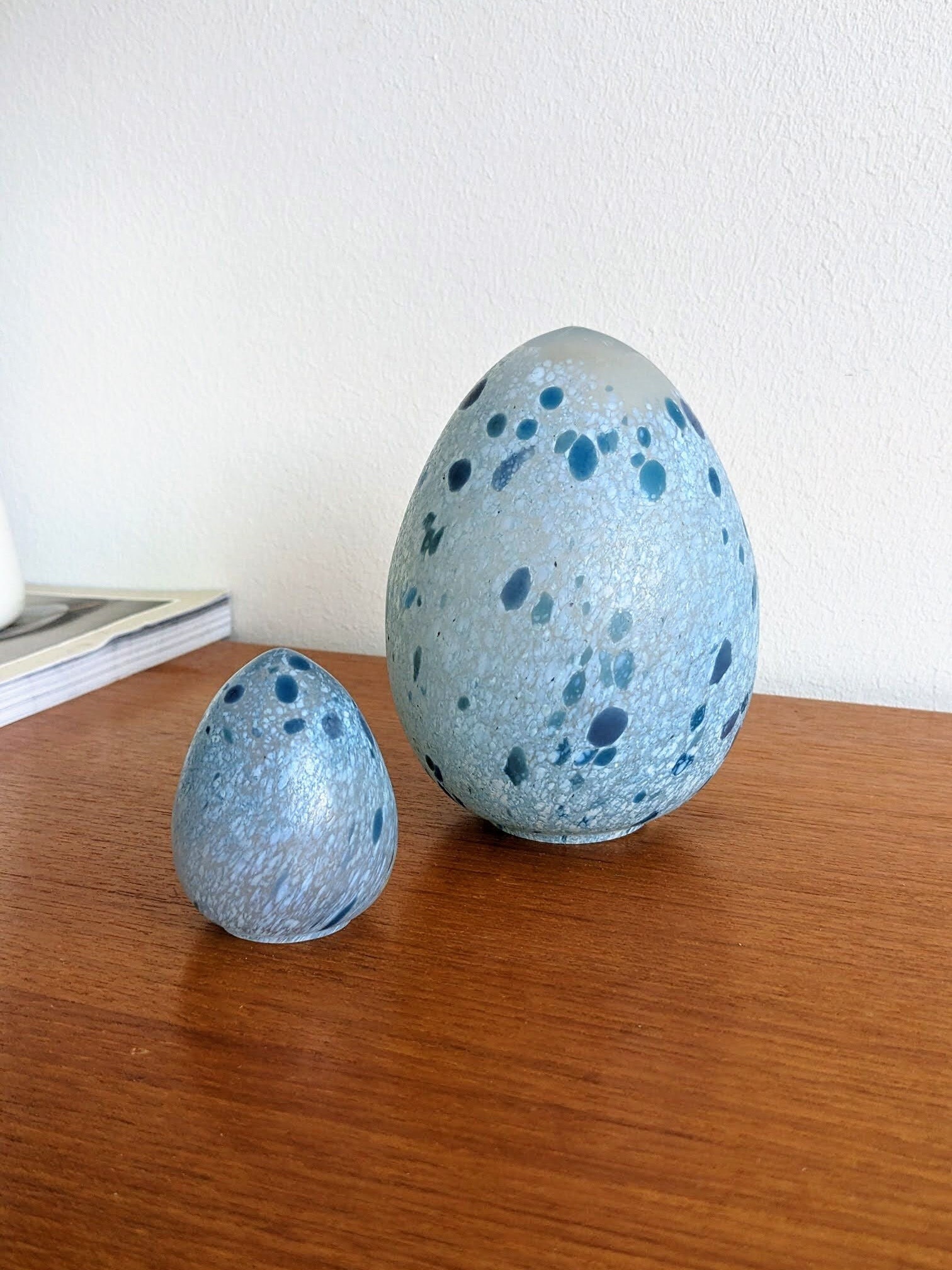 Rosalinda Egg Birds by Oiva Toikka Iittala Art Glass Finland