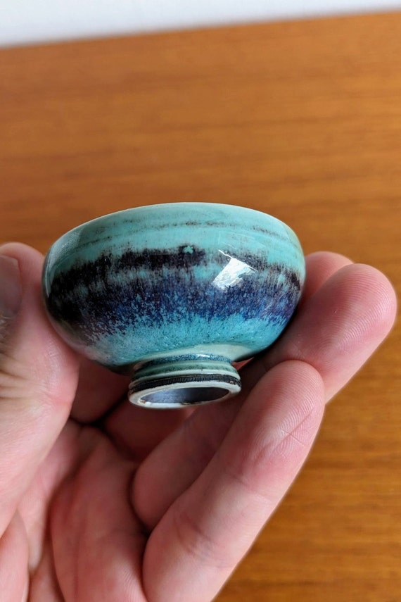 Berndt Friberg BOWL Showcase Amazing BLUE Green Turquoise
