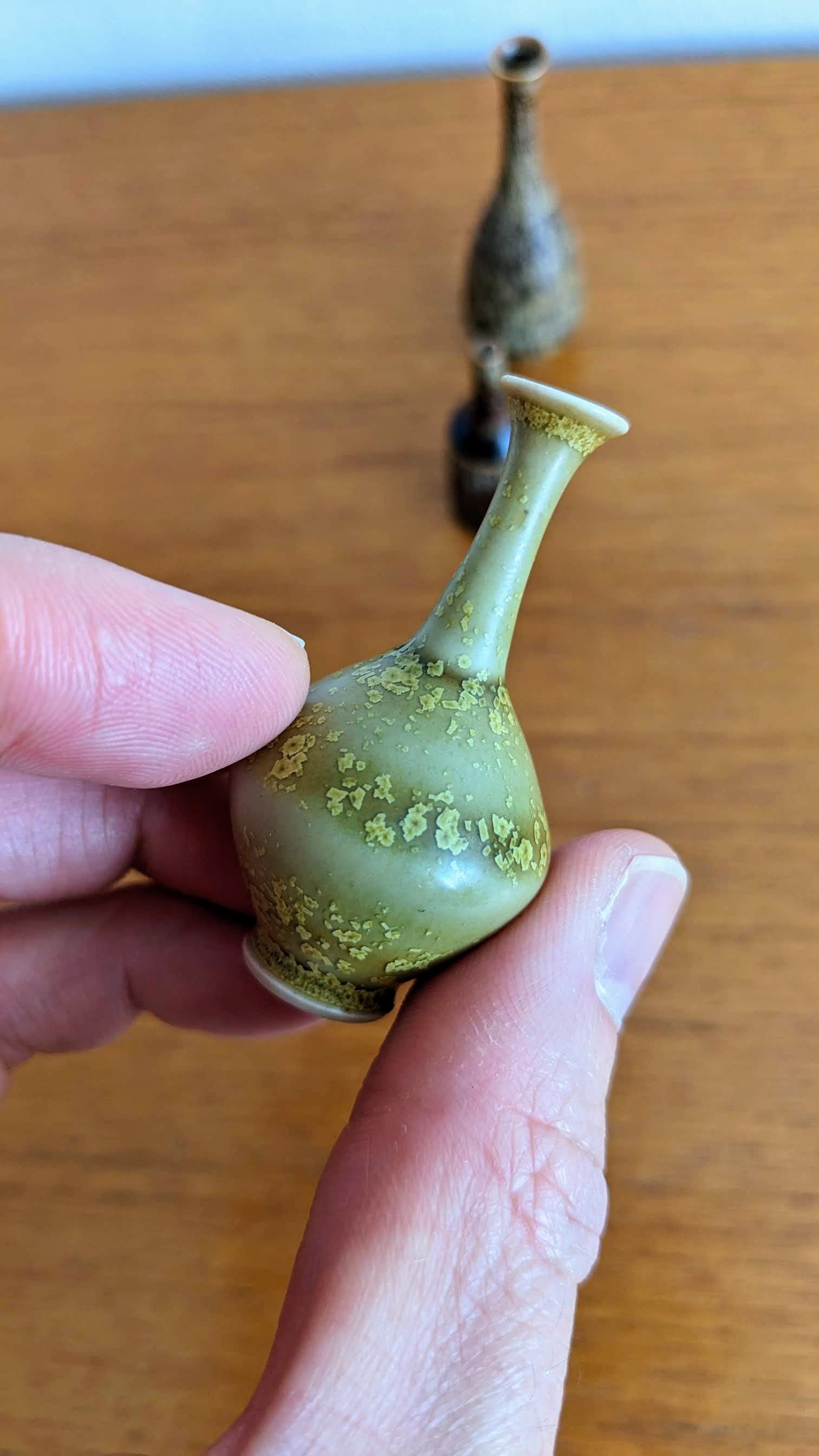 ホガナス　Höganäs スウェーデン　ジョン・アンダーソン　ミニチュア花瓶 ホガナス Höganäs スウェーデン ジョン・アンダーソン