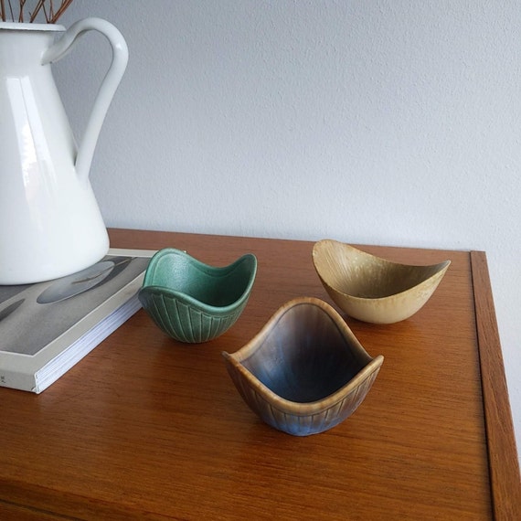 Gunnar Nylund Ashボウル Rorstland Gunnar Nylund ASH Bowl Rörstrand Sweden Scandinavian 1950s